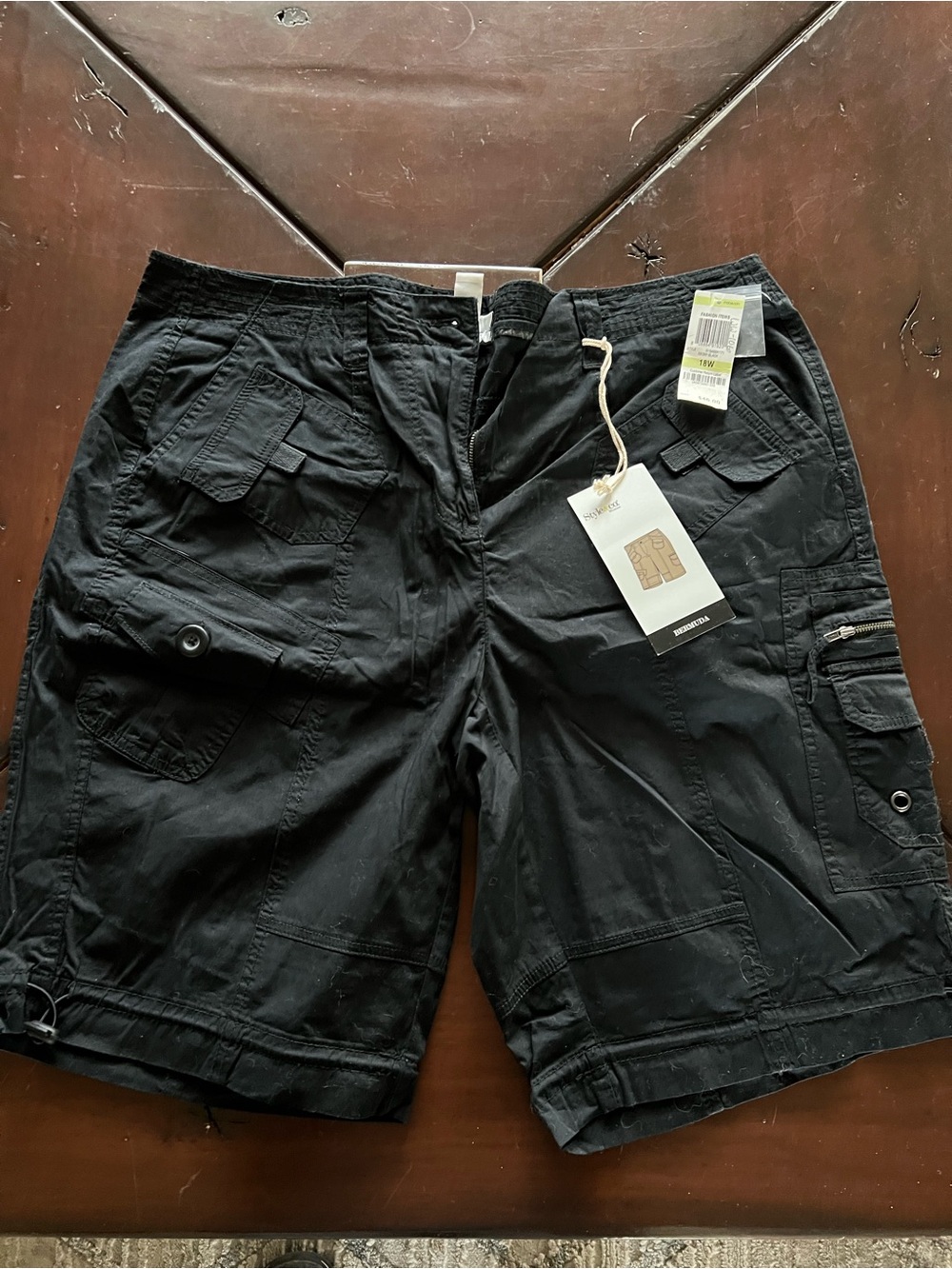 Style & Co. Black Women's Cargo Shorts